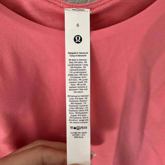 Lululemon Align Short-Sleeve Athletic Dress Sakura Pink Size 6 NWT - Picture 7 of 9